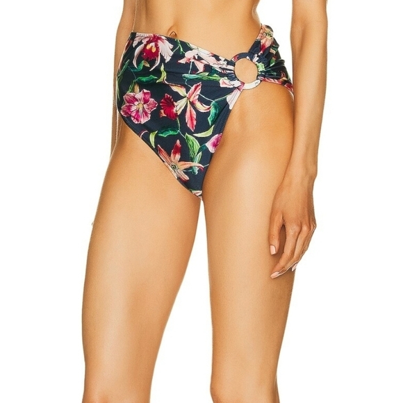 New PatBO Laelia Mid-Rise Midnight Swim Bikini Bottom NWT XS - Picture 6 of 15